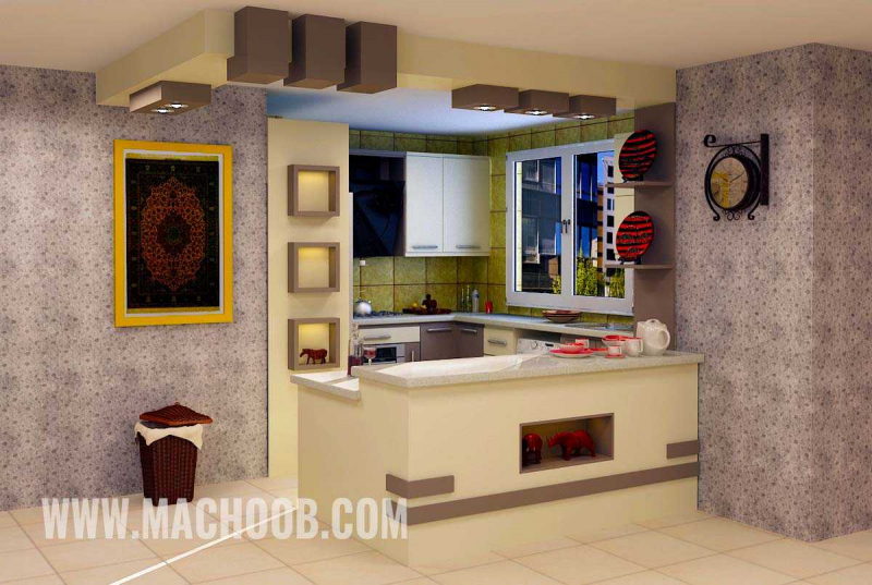 پروژه کابینت آشپزخانه مدرن ماچوب (آقای صالح)