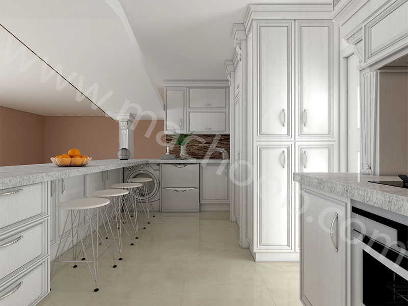 کابینت آشپزخانه مدل نئوکلاسیک انزو