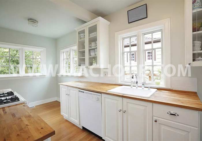 سفید بهترین رنگ کابینت برای آشپزخانه کوچک