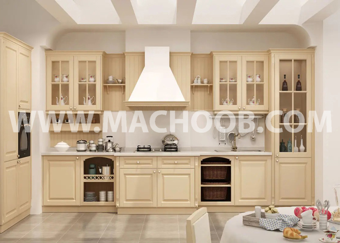 طراحی کابینت آشپزخانه ممبران کلاسیک